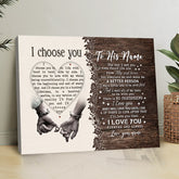 Mens Personalized Valentines Gifts | Custom Canvas Prints